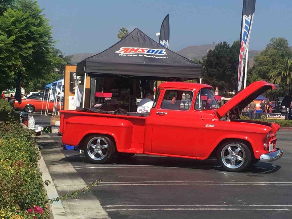 AMSOIL booth Ventura car show